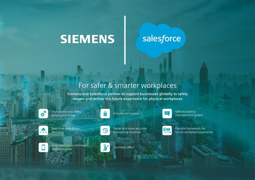 Siemens und Salesforce kooperieren für sichere Arbeitsumgebungen